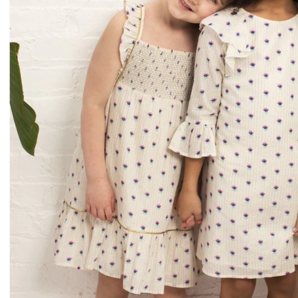 Egg Floral Ikat Coralia Dress - Picture 11 of 11